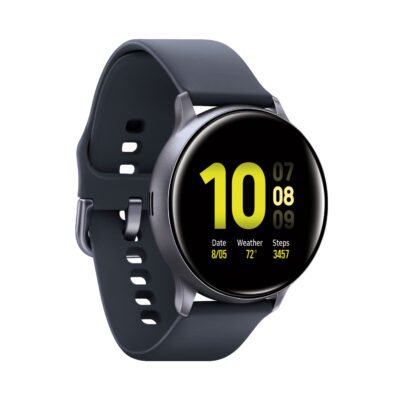 SAMSUNG Galaxy Active 2 Aluminum Black Fitness Tracking Watch