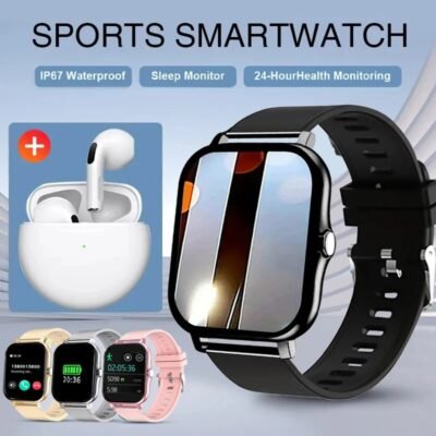 Smart Watch For Men Women Gift For Xiaomi Full Touch Screen Sport Fitness Watches BT Call Digital Smartwatch Wristwatch 2024 New