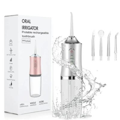 Xiaomi Electric Dental Water Flosser Oral Irrigator Portable Dental Bed Sprinkler Jet Toothpick Mouth Washing Machine 4 Nozzle